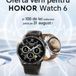 HONOR Watch 6, în ultimele zile de ofertă: 100 de lei reducere și plăți NFC direct de la încheietură